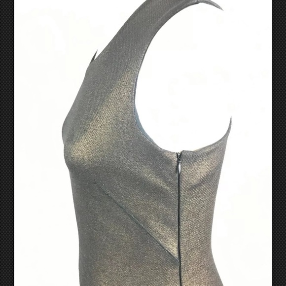 Anna Catherine Metallic Crisscross Back Dress - Picture 3 of 7